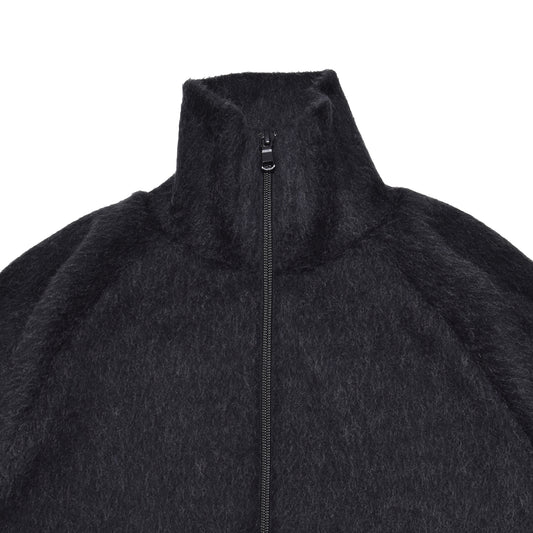 MINEDENIM : A.Wool Shaggy Track Jacket / CHARCOAL GRAY