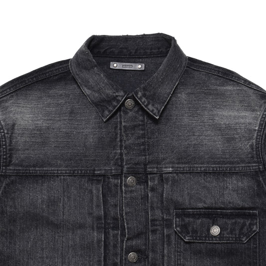 MINEDENIM : Denim Classic Tracker Jacket TYPE-1 BKU