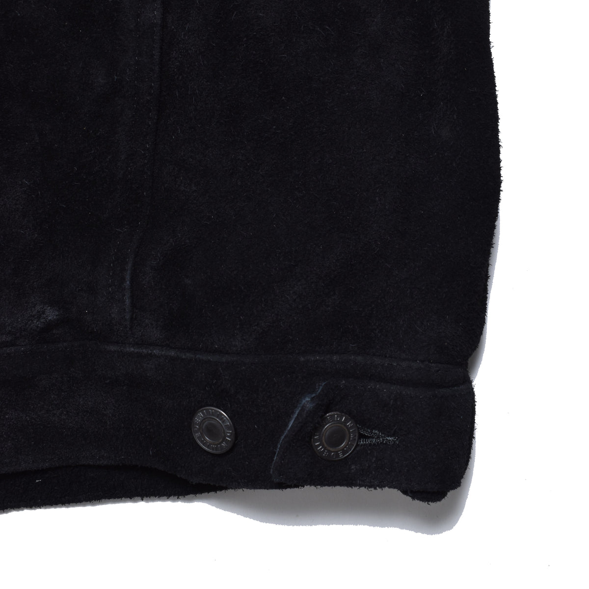 MINEDENIM : Washed Leather Trucker Jacket