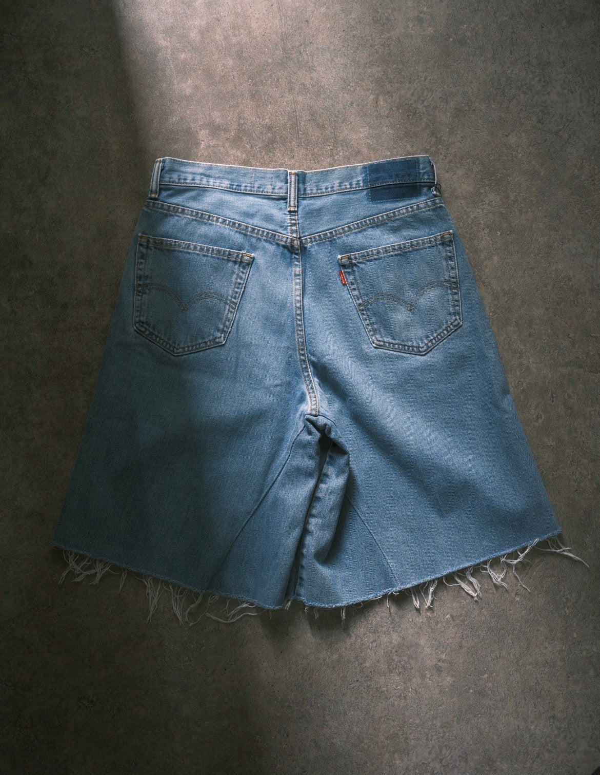 OLDPARK:BAGGY SHORTS (BLUE、Lサイズ-2)