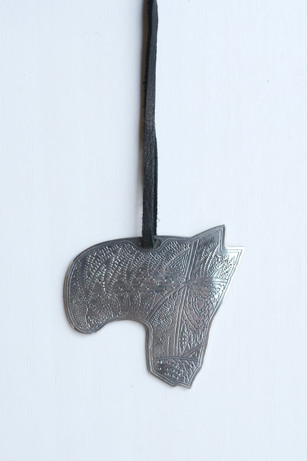The Letters : HORSE EMBROIDERY PENDANT
