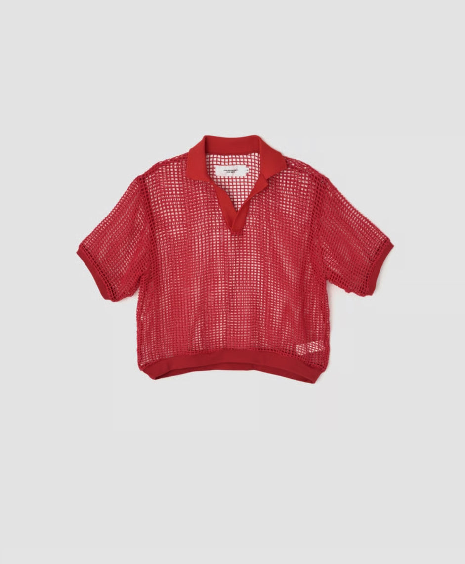 JOHN MASON SMITH / JANE SMITH : SQUARE MESH SKIPPER POLO