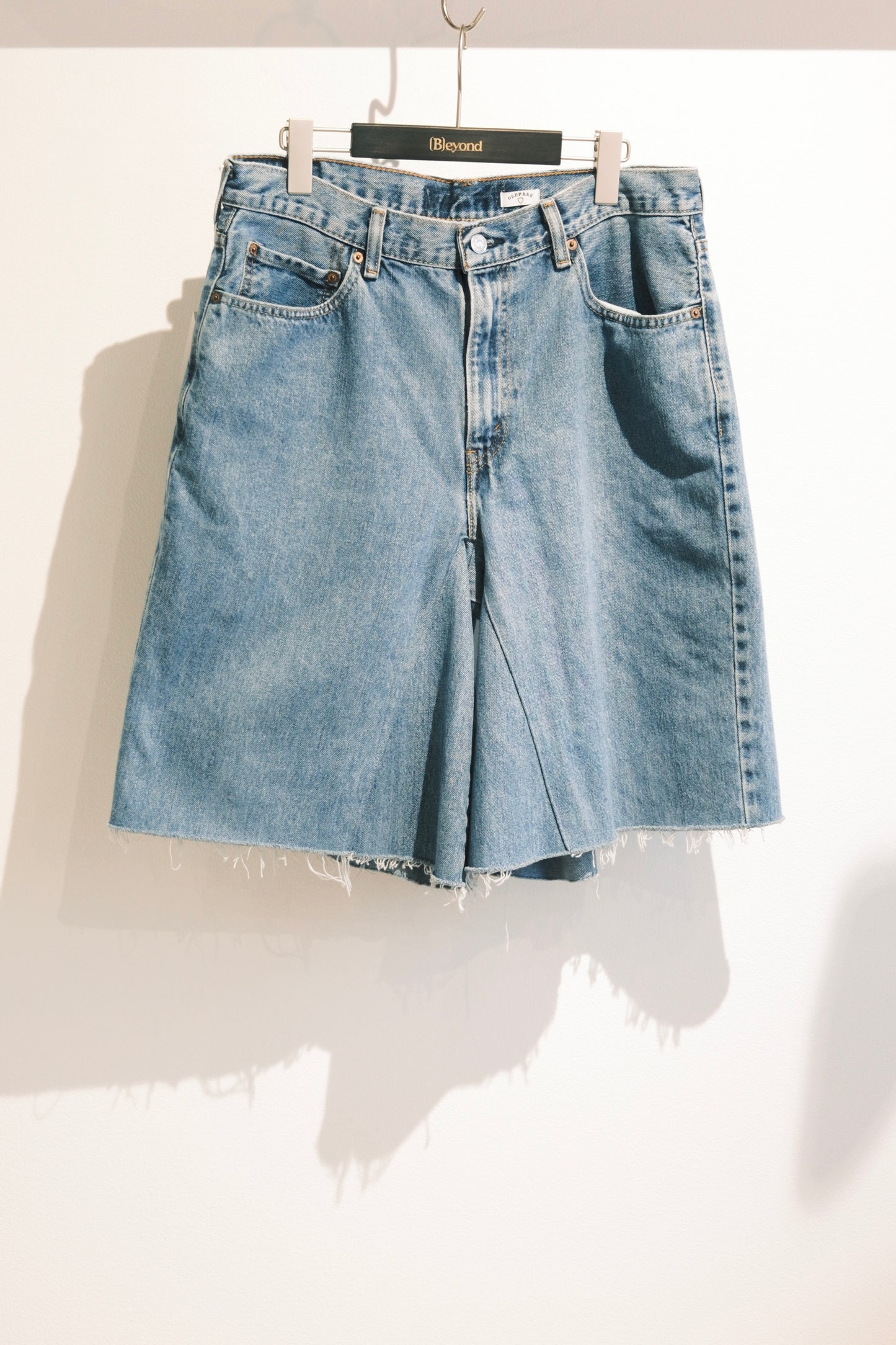 OLDPARK : GUSSET BAGGY SHORTS (BLUE、Lサイズ-1)