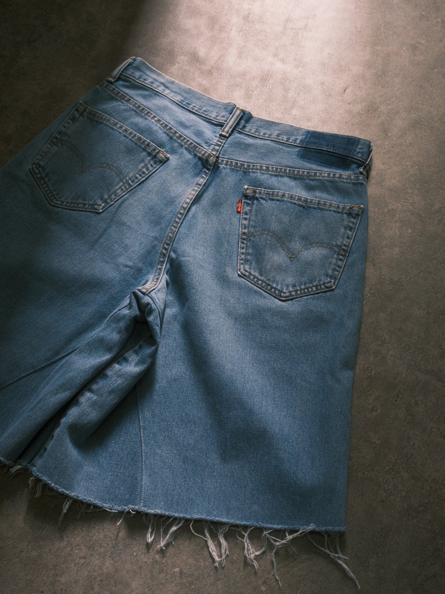 OLDPARK:BAGGY SHORTS (BLUE、Lサイズ-2)