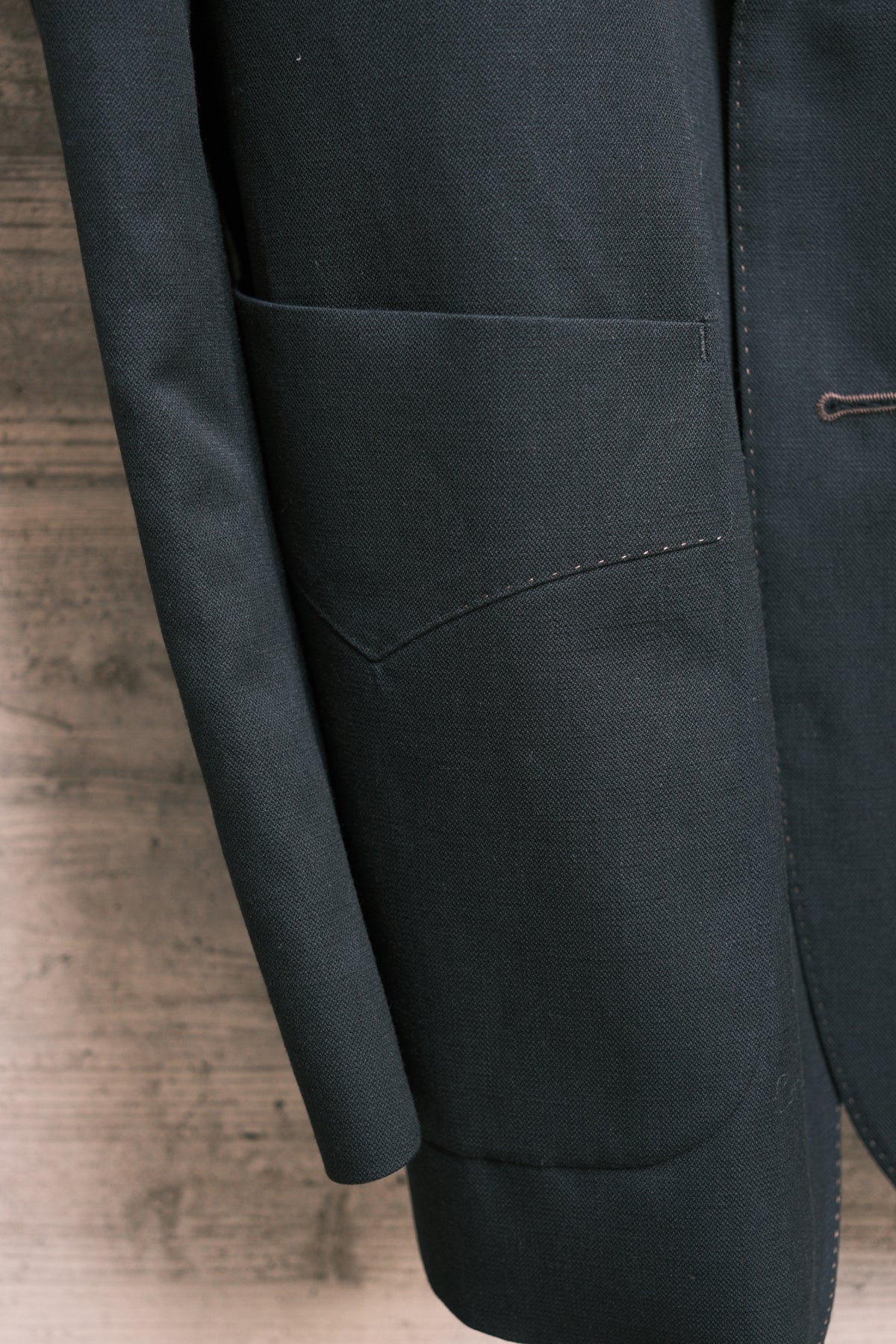 The Letters : COW BOY SACK JACKET -LACINE WOOL LINEN-