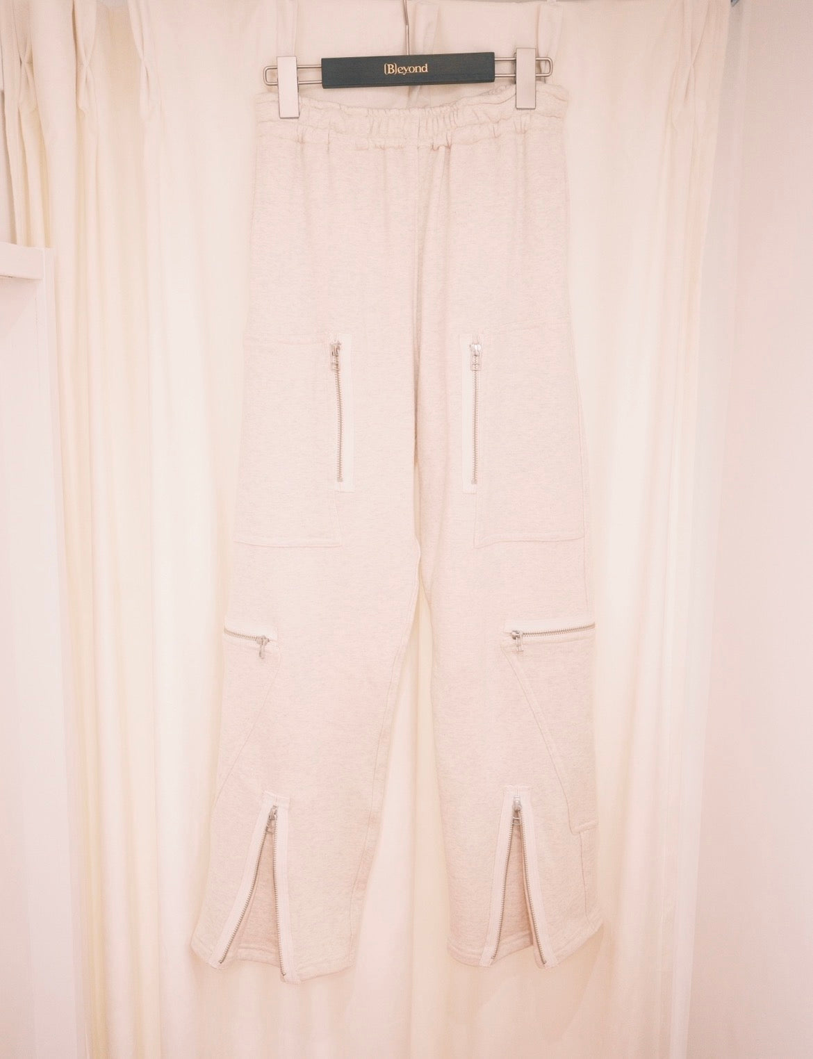 OLDPARK : PARACHUTE SWEAT PANTS (OATMEAL)