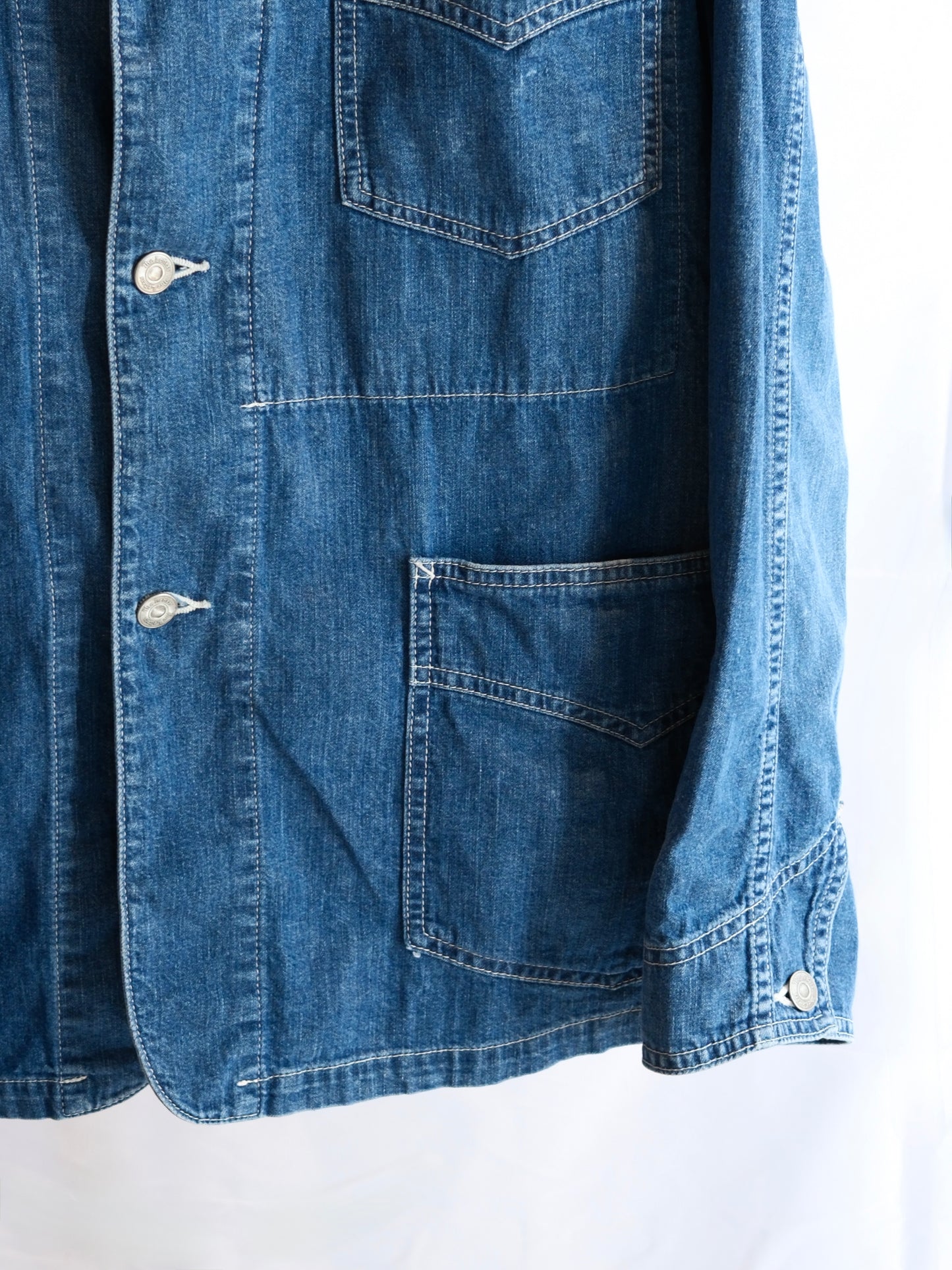 The Letters : WORKERS JACKET -USED WASHED DENIM-