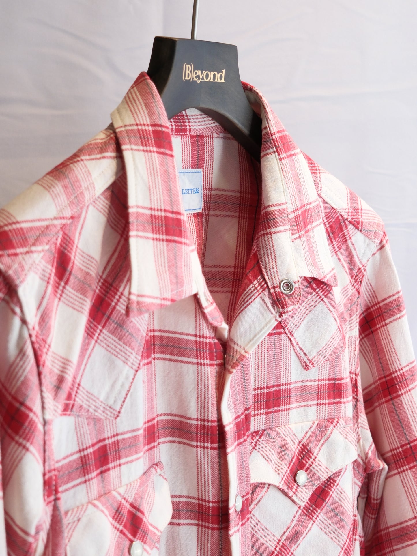 The Letters : WESTERN SHIRT -CHECK OPEN END YARN COTTON-