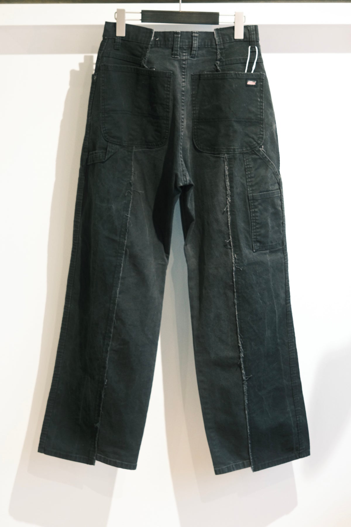 OLDPARK : BAGGY CARPENTER PANTS -DUCK- (BLACK、Sサイズ)