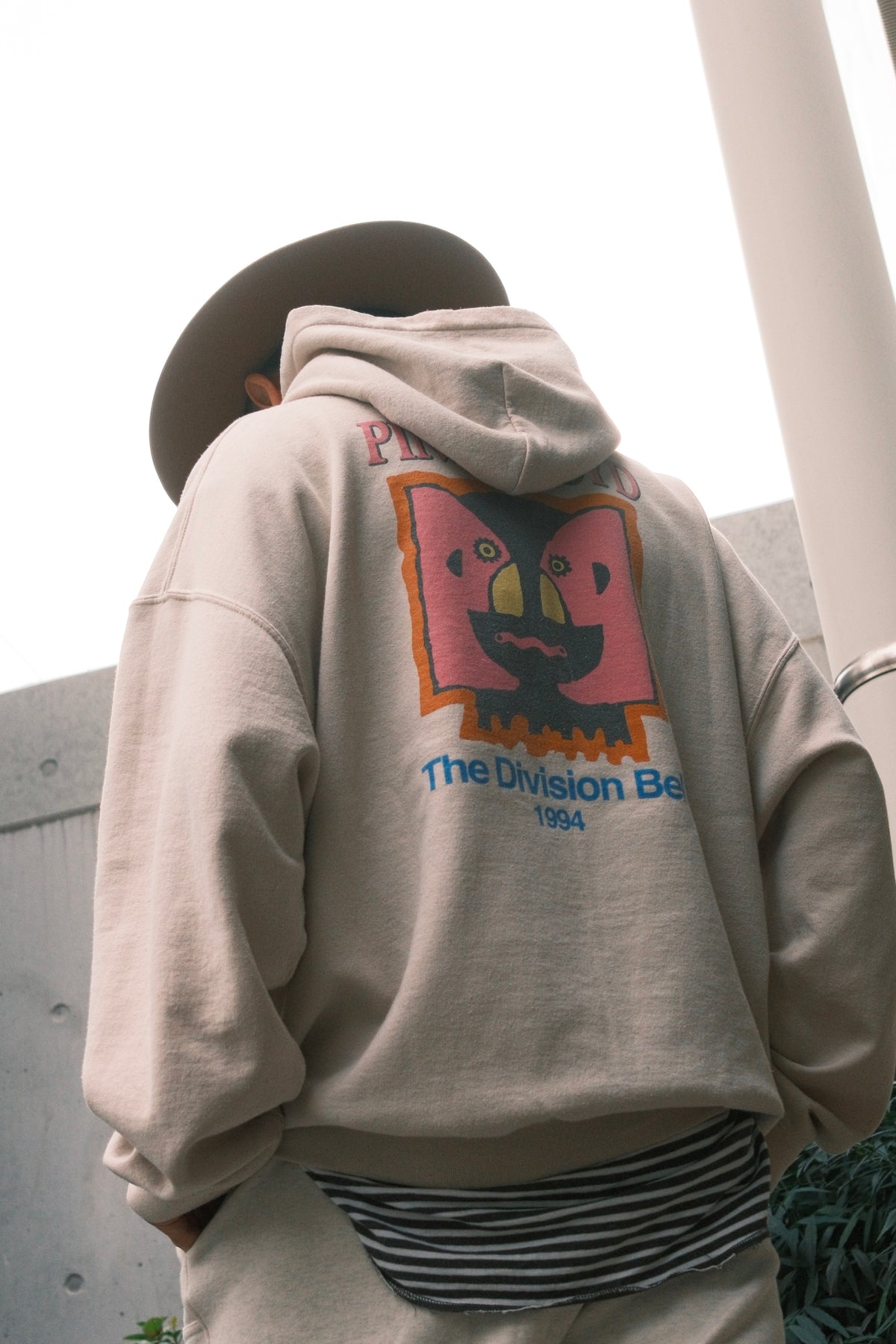 OLDPARK : TAPING SWEAT (Fサイズ)-PINK.F