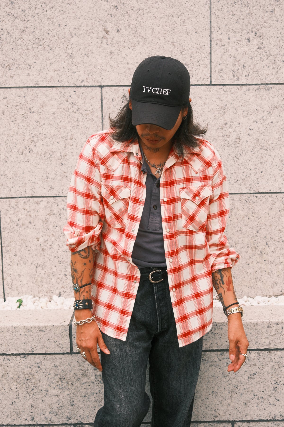 The Letters : WESTERN SHIRT -CHECK OPEN END YARN COTTON-