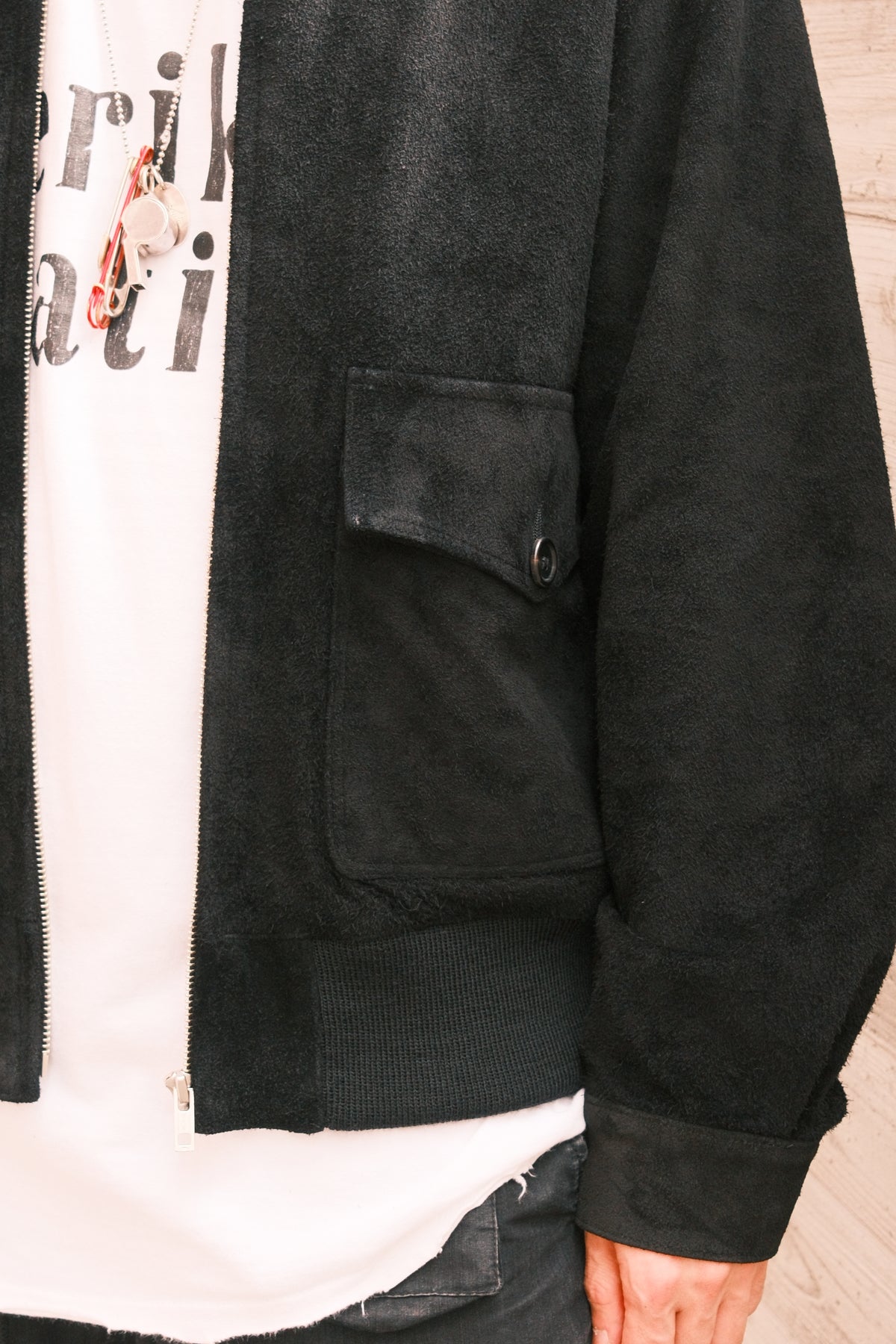 MINEDENIM :STIE-lo/WACKO MARIA/ SUEDE LEATHER JACKET