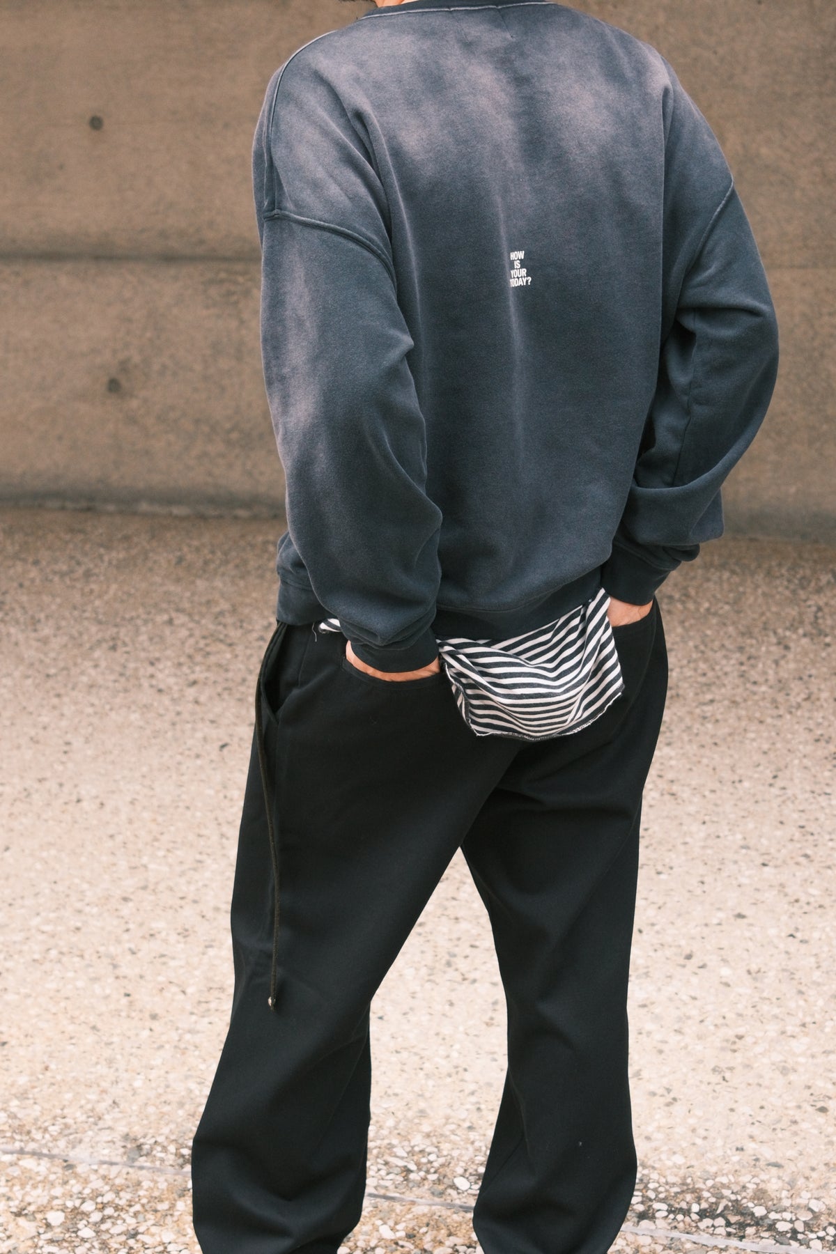 TODAY edition : TC TWILL WORK TROUSERS / BLACK