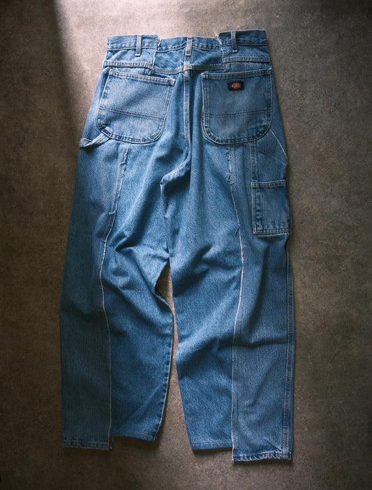 OLDPARK : BAGGY CARPENTER PANTS -DENIM- (BLUE、Lサイズ)-1