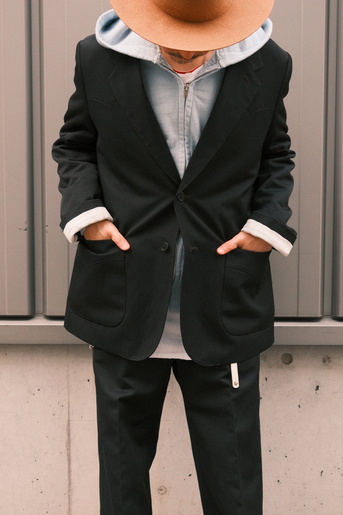 The Letters : COW BOY TROUSERS -LACINE WOOL LINEN-