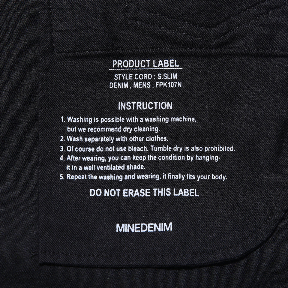 MINEDENIM : S.Slim STR 5pocket OWS
