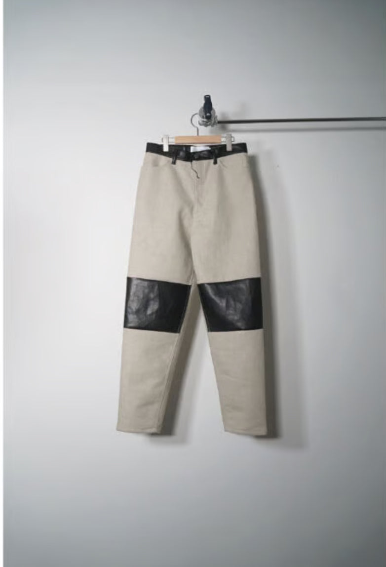 JOHN MASON SMITH : BAGGY TAPERD 5 POCKET PANTS