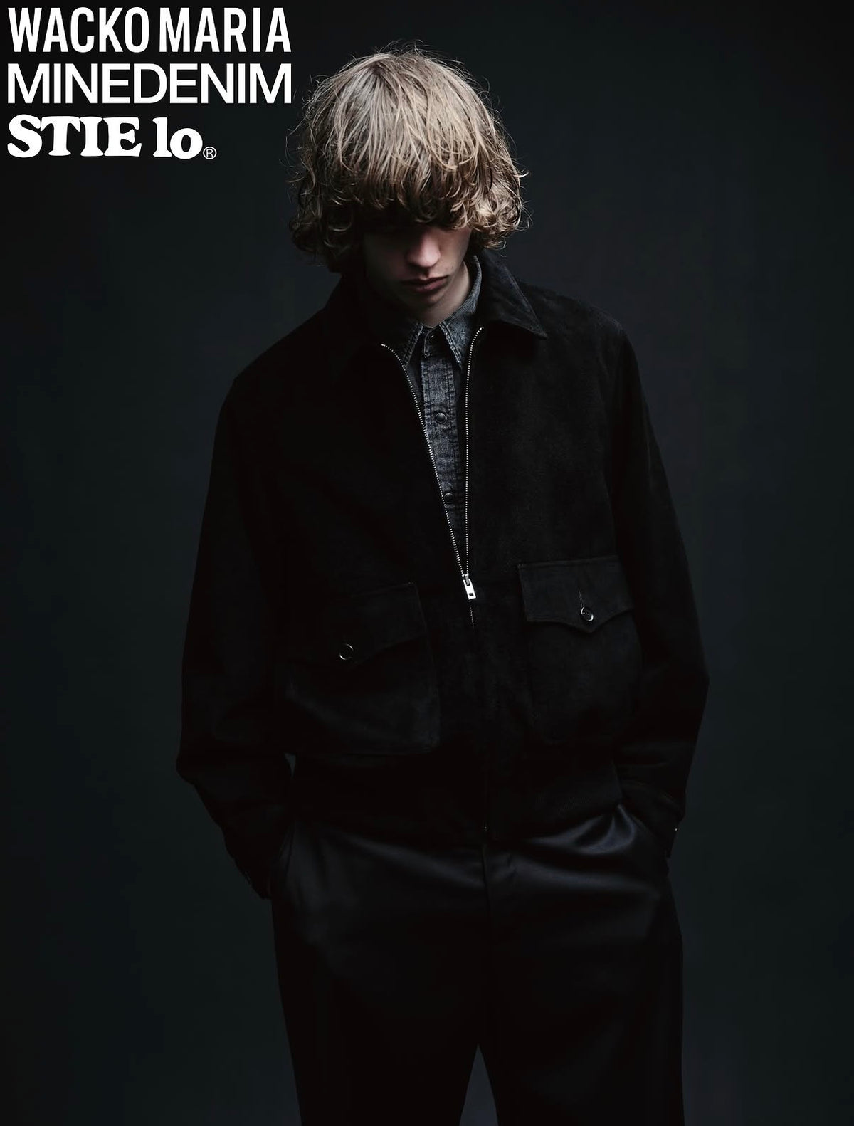 MINEDENIM :STIE-lo/WACKO MARIA/ SUEDE LEATHER JACKET