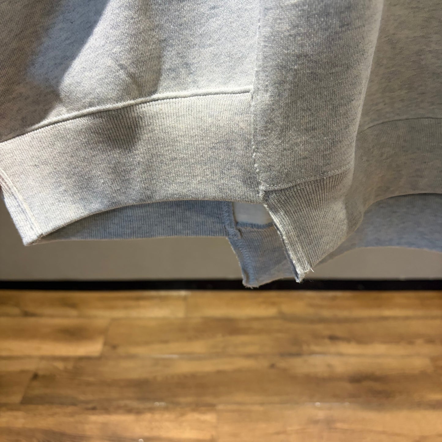 OLDPARK : COLLAB CREW SWEAT (x Healthknit) / GRAY