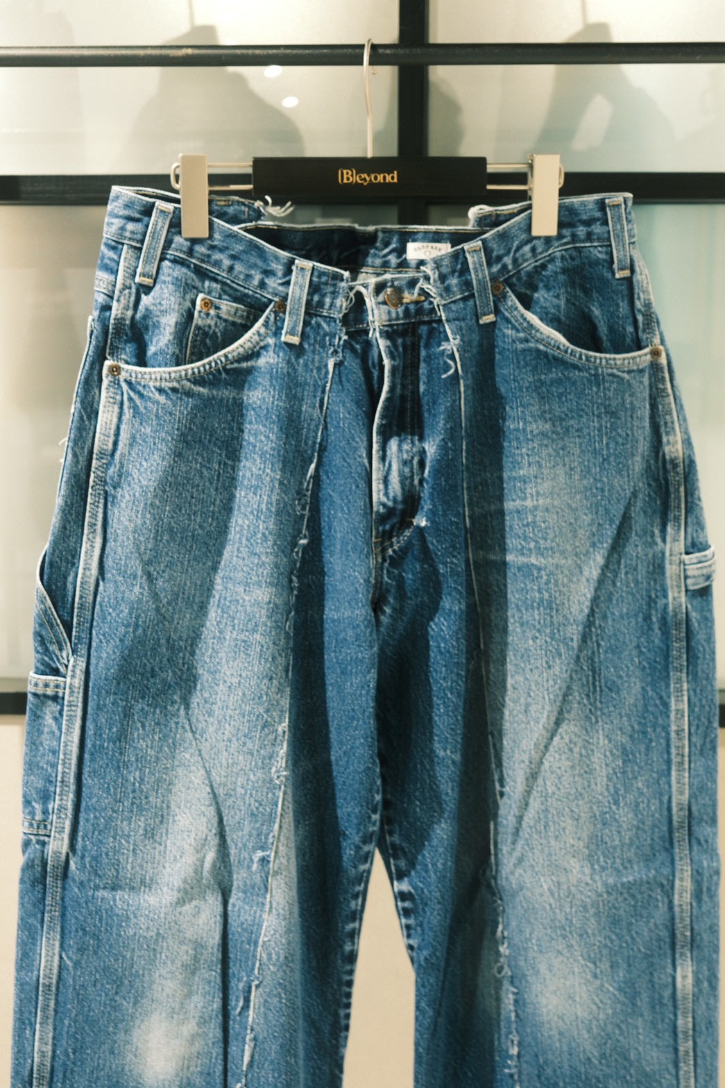BAGGY CARPENTER PANTS -DENIM- (BLUE、Lサイズ) / OLDPARK