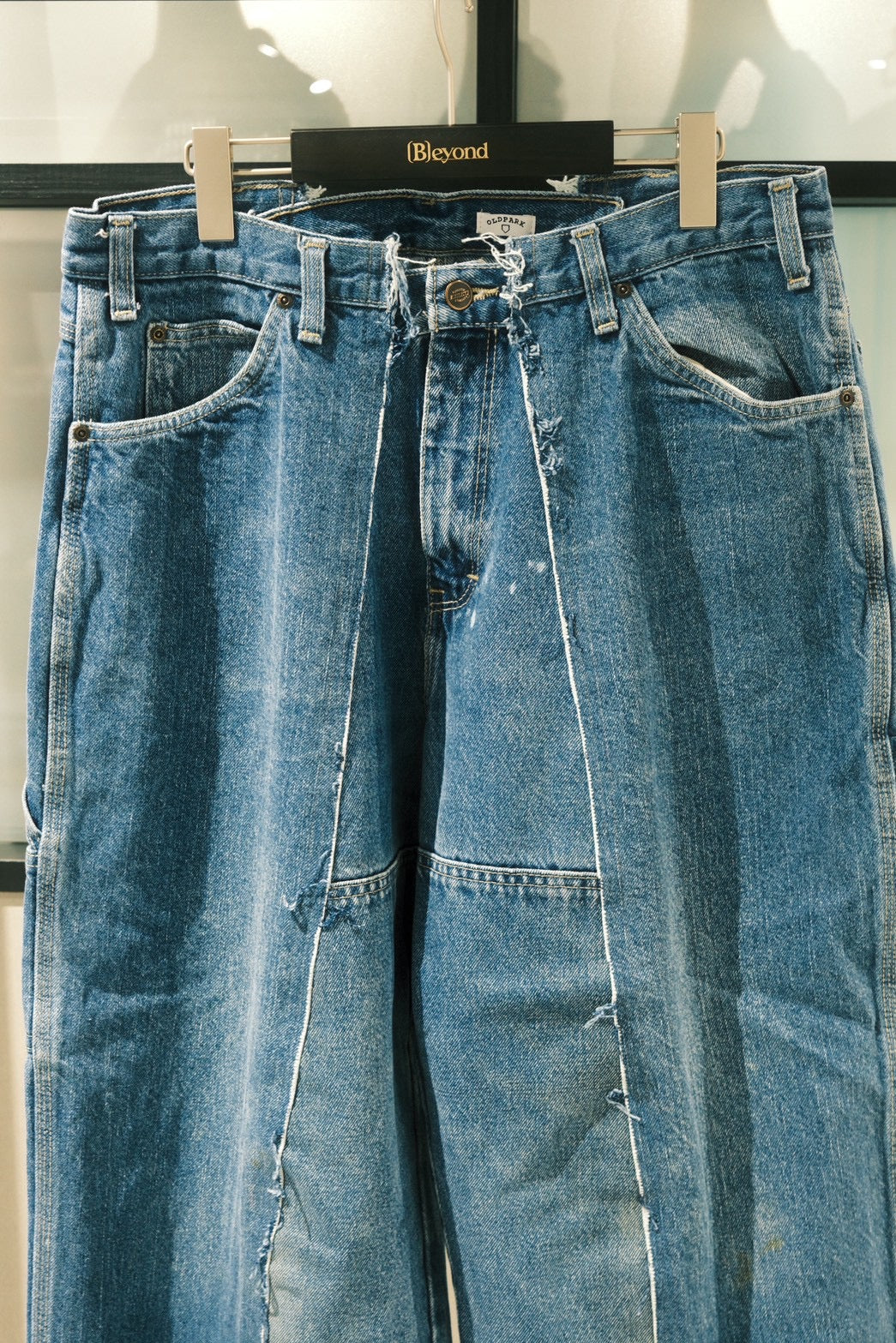 BAGGY CARPENTER PANTS -DENIM-  (BLUE、XLサイズ) / OLDPARK