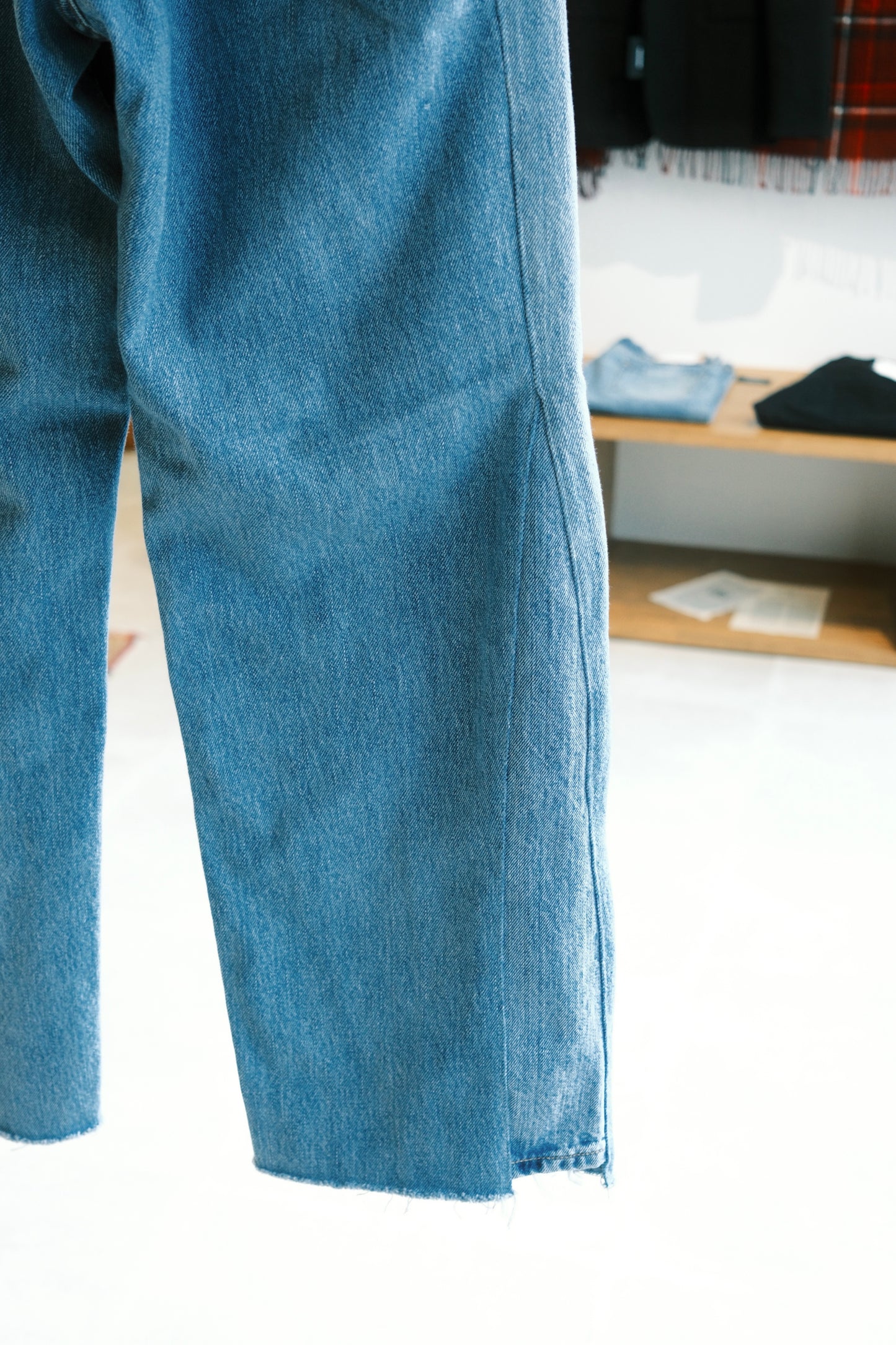 OLDPARK : SWAPPED JEANS (BLUE、Sサイズ)