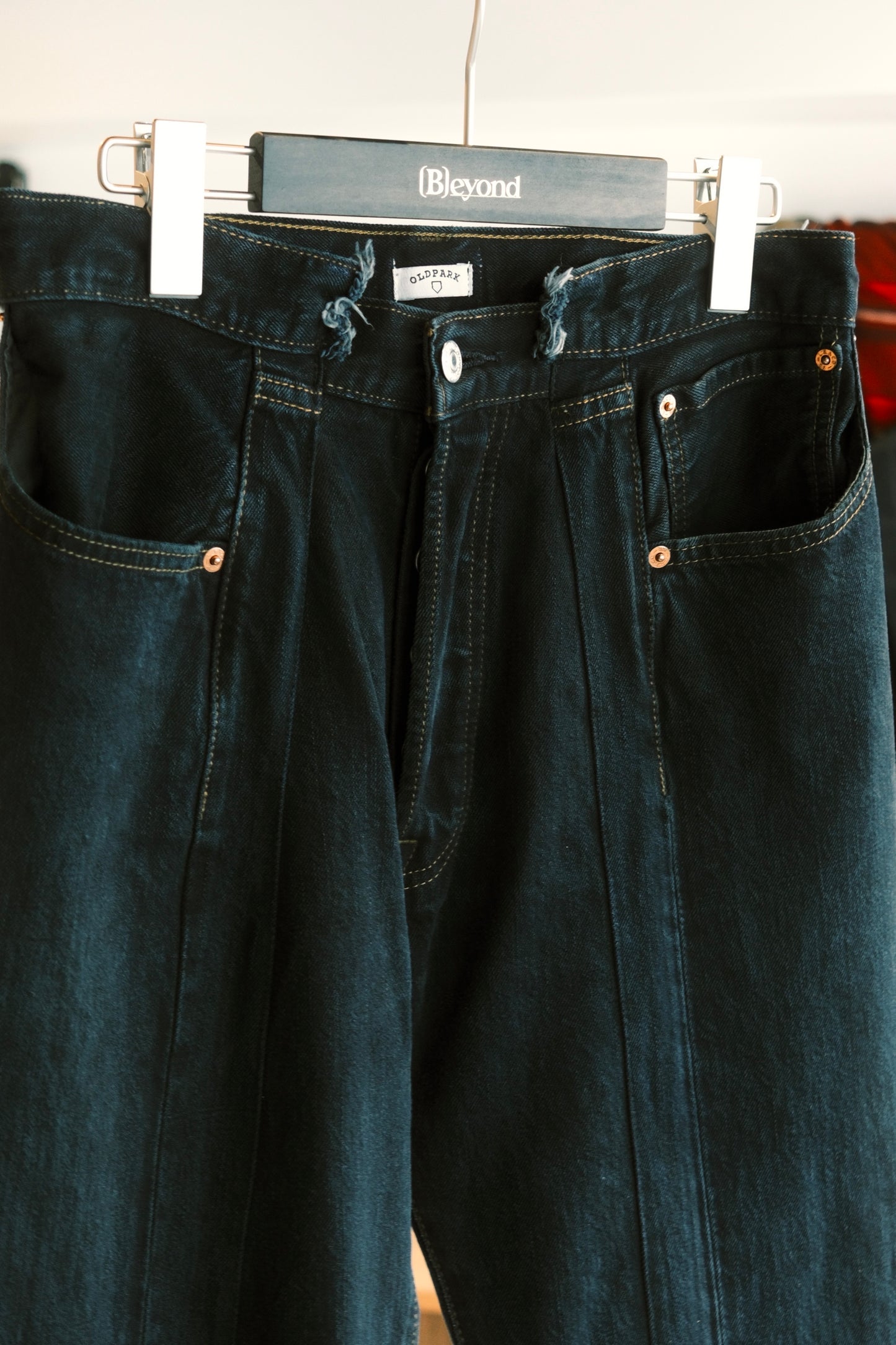 OLDPARK : SWAPPED JEANS (BLACK、Sサイズ)