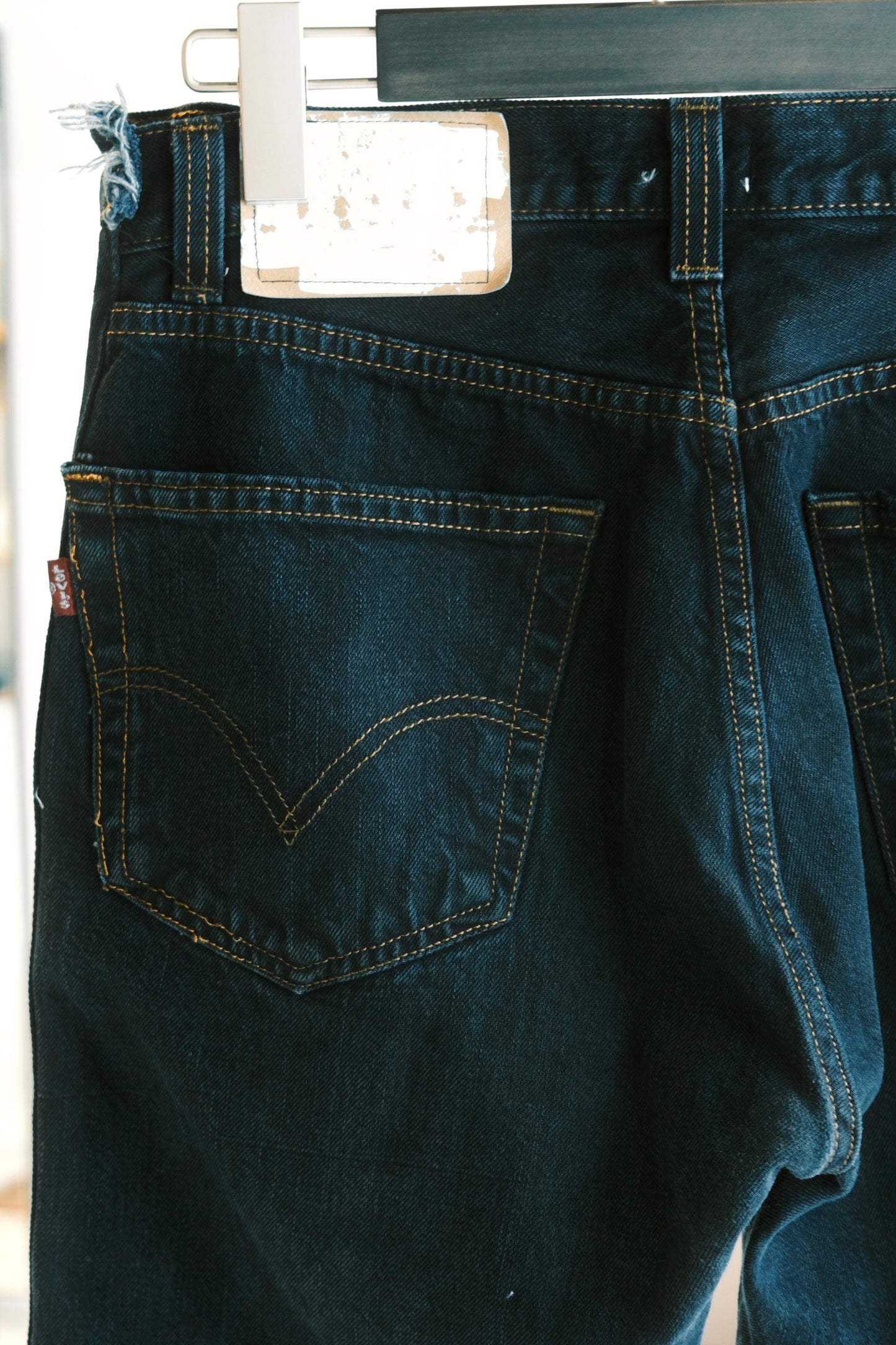 OLDPARK : SWAPPED JEANS (BLACK、Sサイズ)