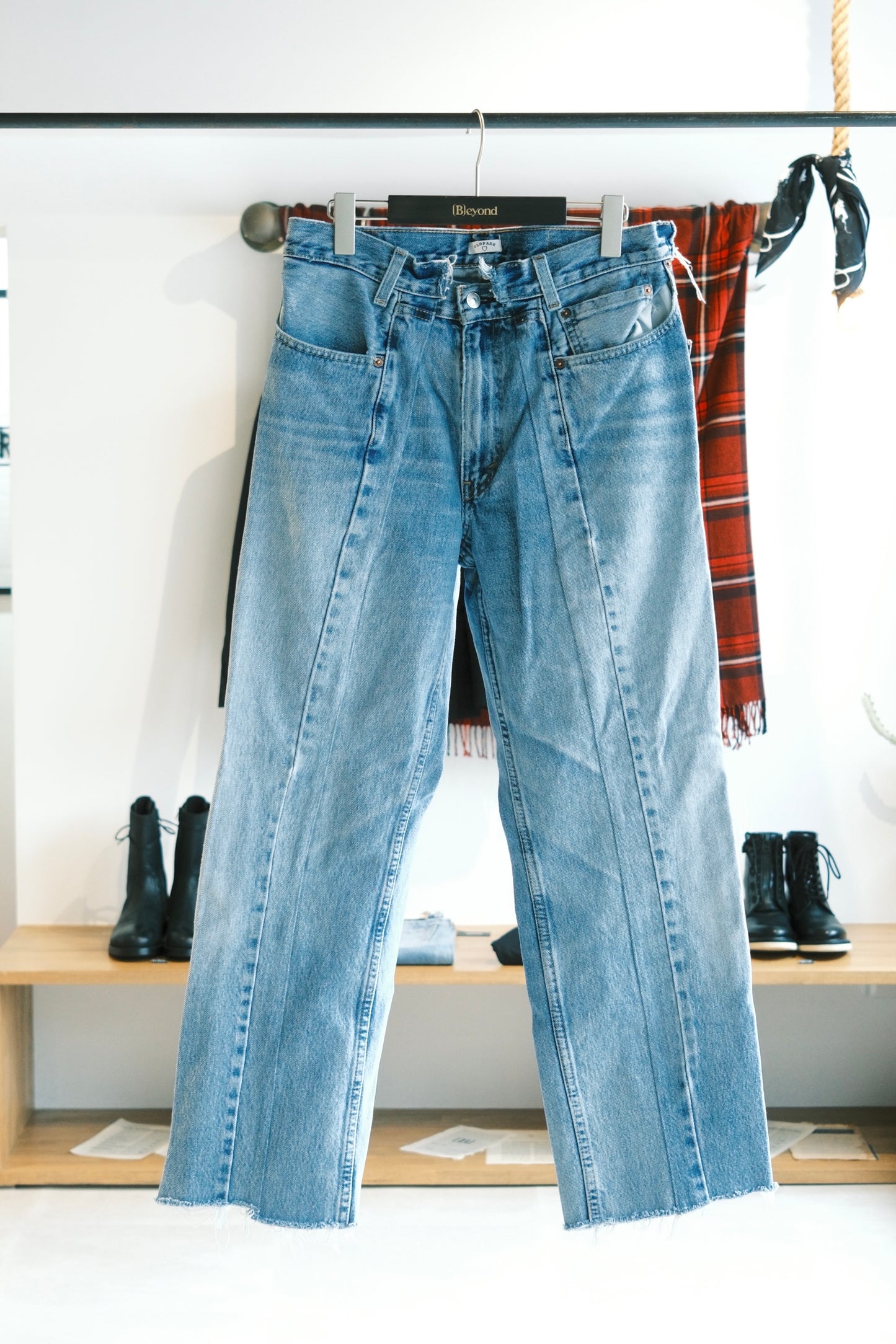 OLDPARK : SWAPPED JEANS (BLUE、Mサイズ-1)