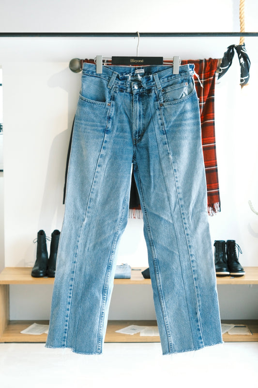 OLDPARK : SWAPPED JEANS (BLUE、Mサイズ-1)