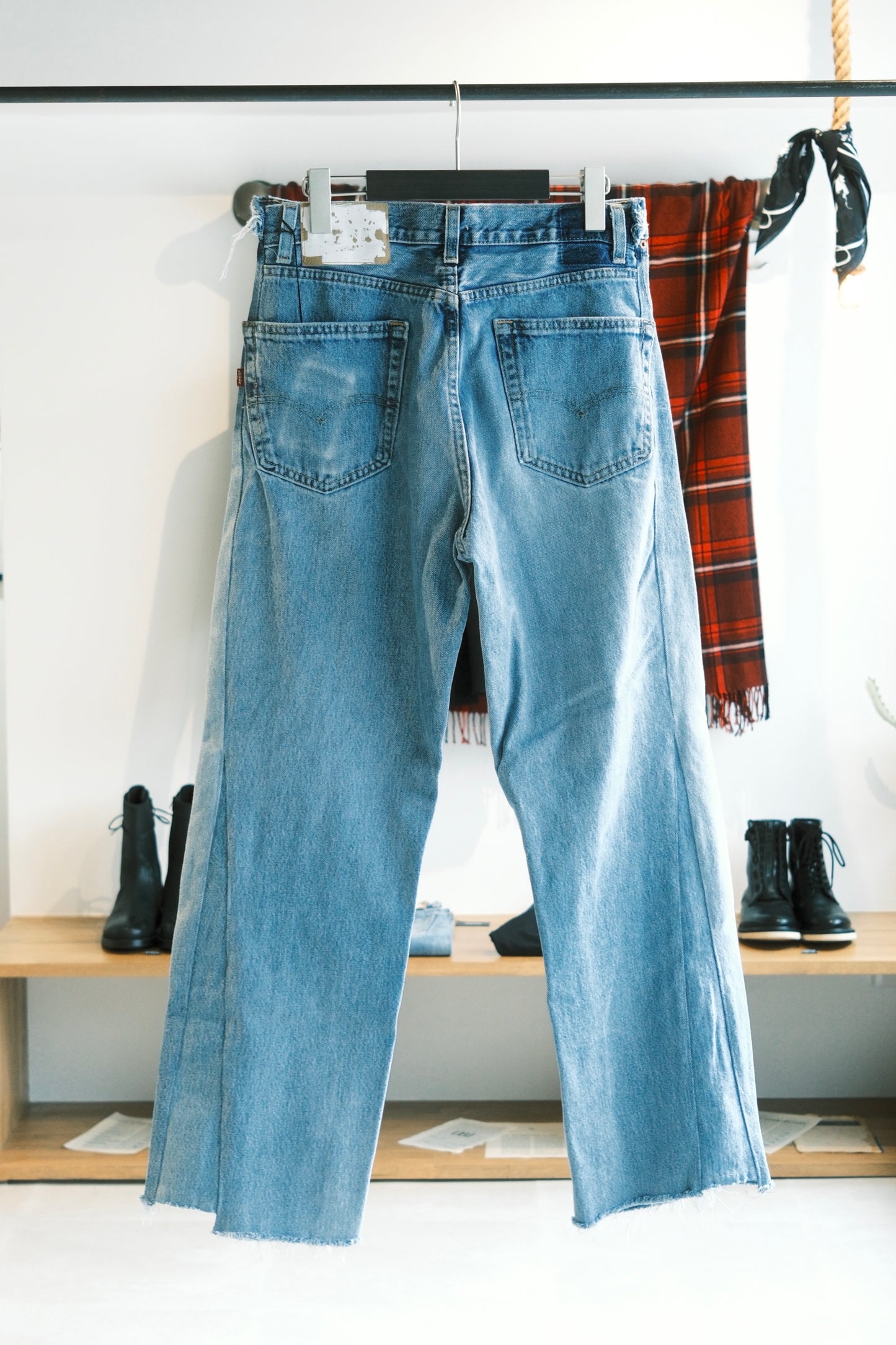 OLDPARK : SWAPPED JEANS (BLUE、Mサイズ-1)