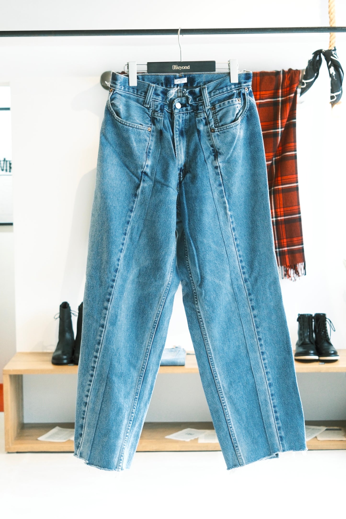 OLDPARK : SWAPPED JEANS (BLUE、Mサイズ-2)