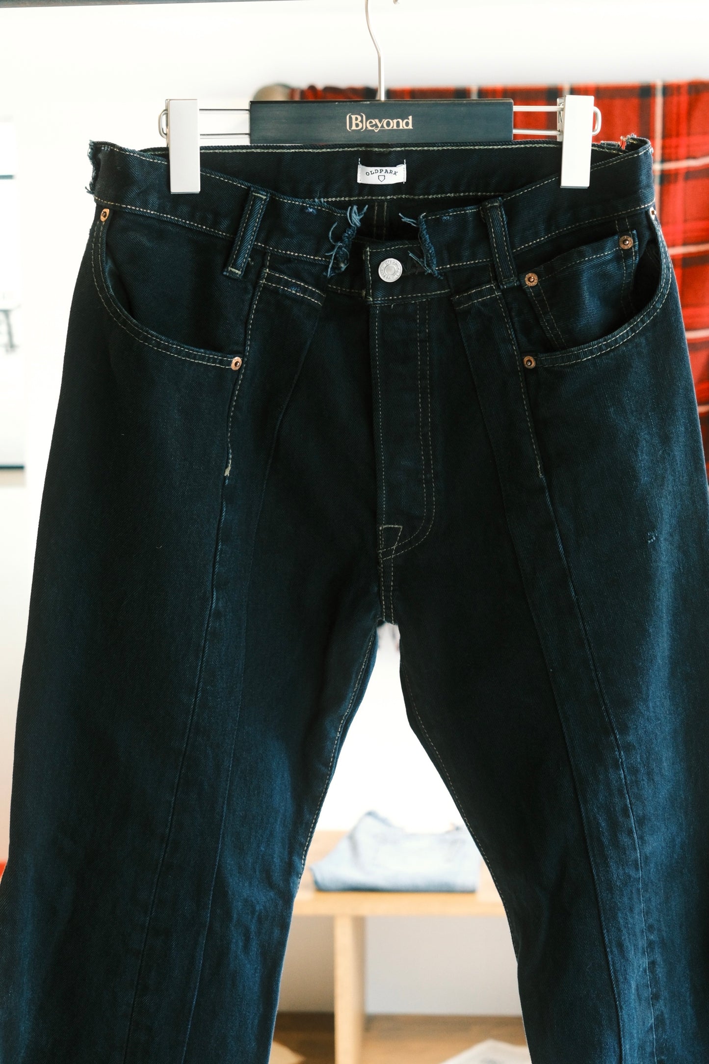 OLDPARK : SWAPPED JEANS (BLACK、Mサイズ)