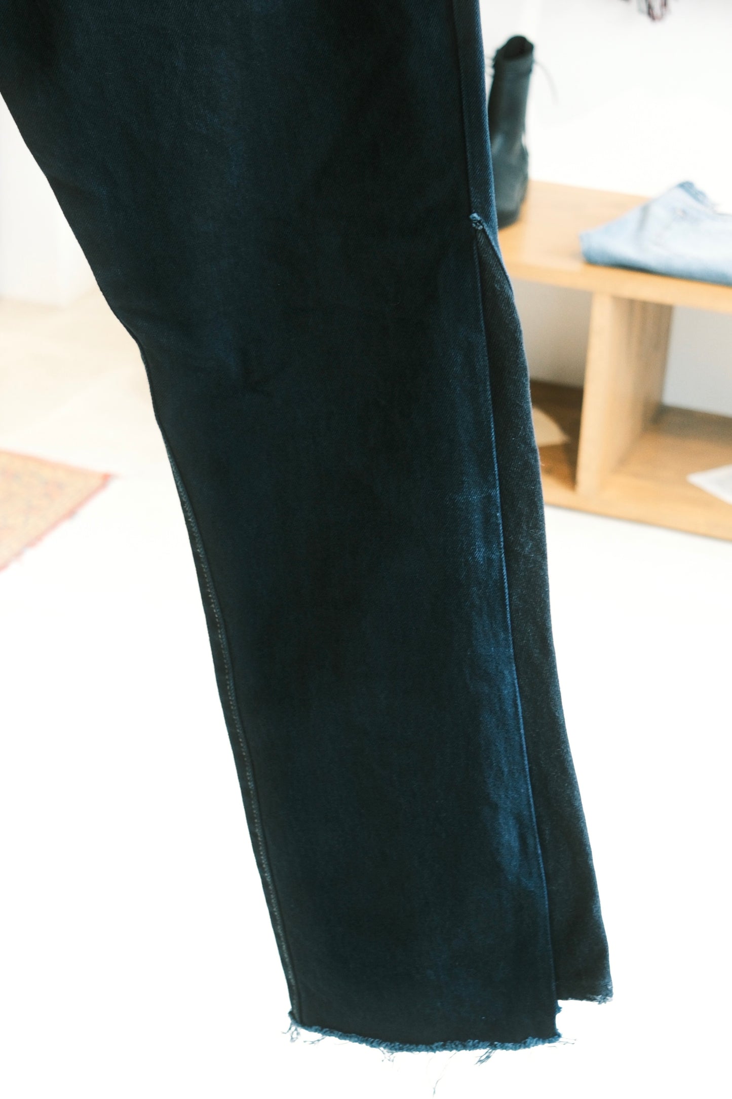 OLDPARK : SWAPPED JEANS (BLACK、Mサイズ)