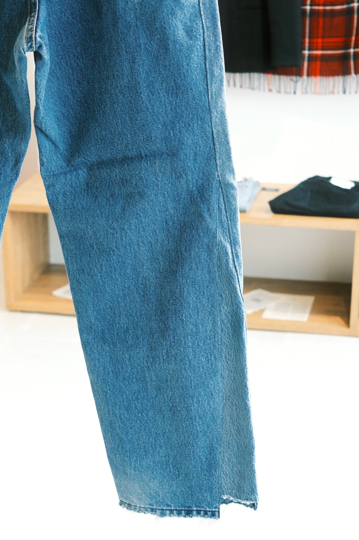 OLDPARK : SWAPPED JEANS (BLUE、Lサイズ)