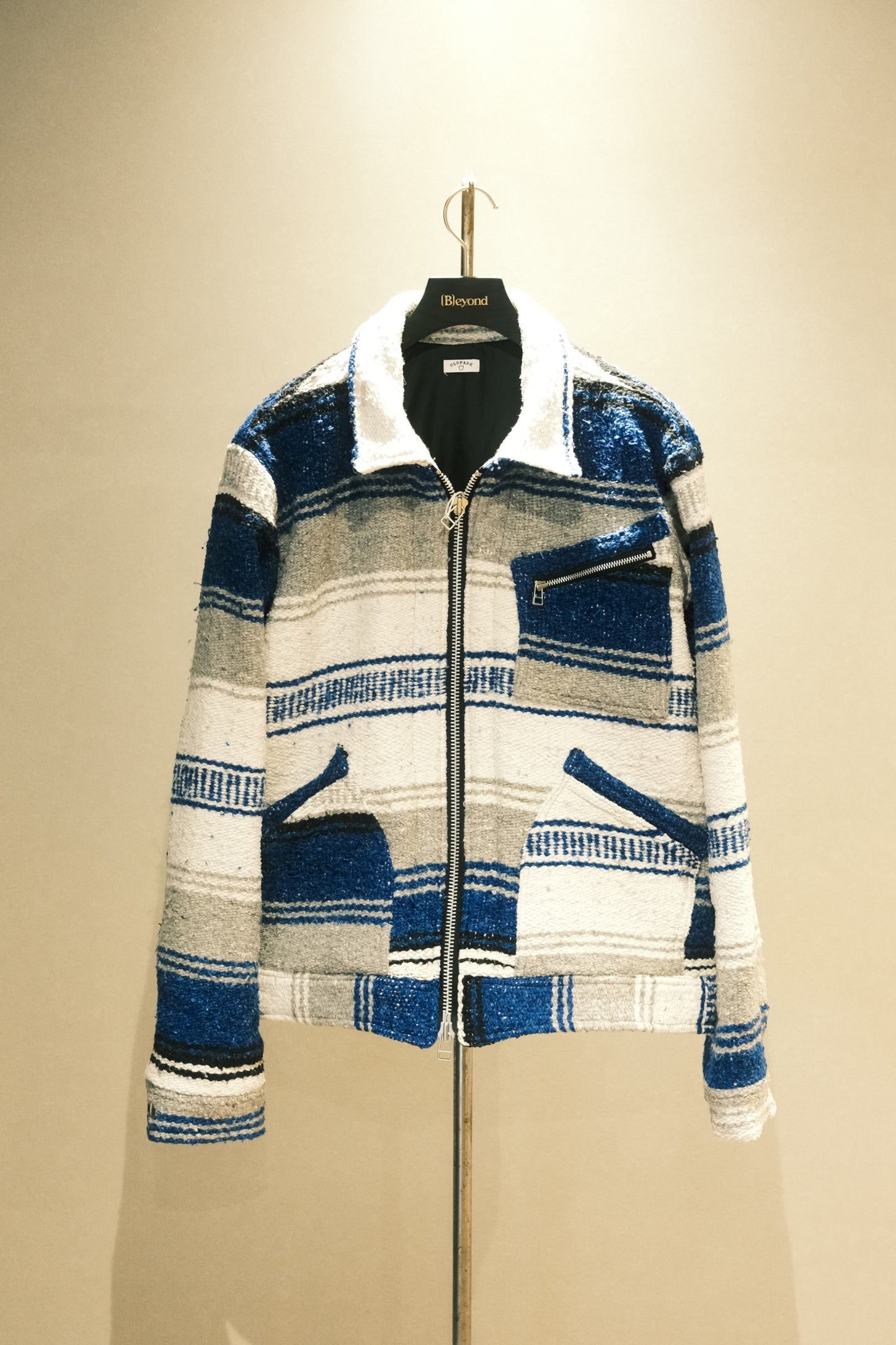 OLDPARK : ZIP UP WORK JACKET -RUG-  (Mサイズ)