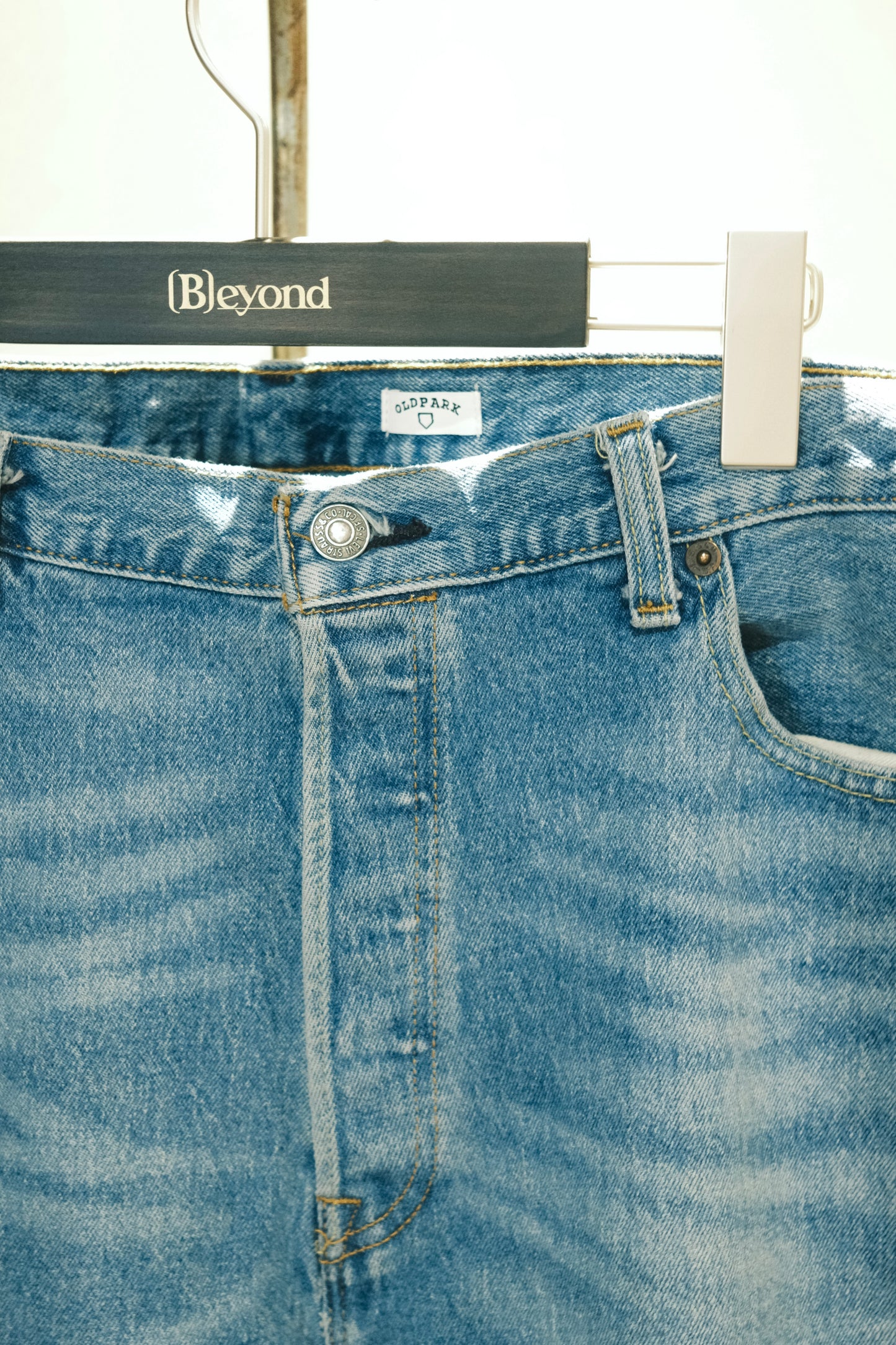 OLDPARK : GUSSET BAGGY SHORTS (BLUE、XLサイズ-1)