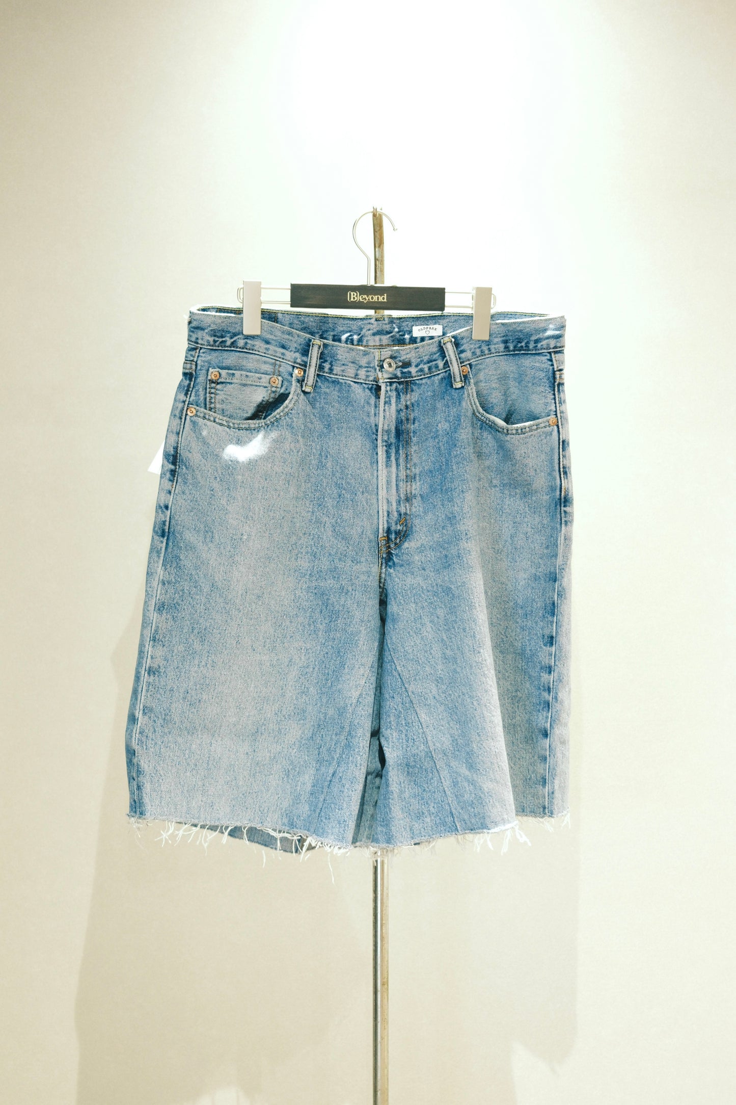 OLDPARK : GUSSET BAGGY SHORTS (BLUE、XLサイズ-2)