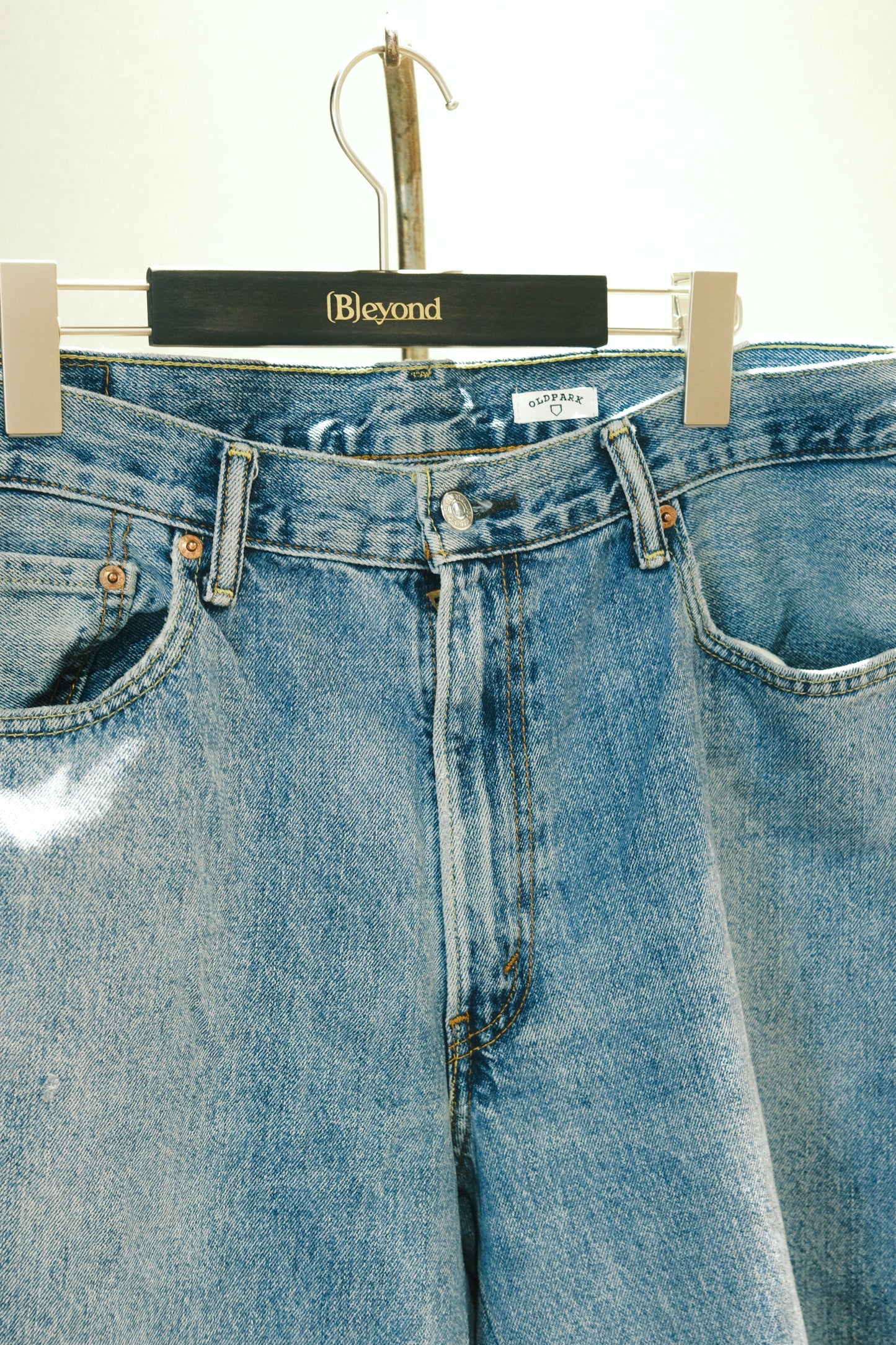 OLDPARK : GUSSET BAGGY SHORTS (BLUE、XLサイズ-2)