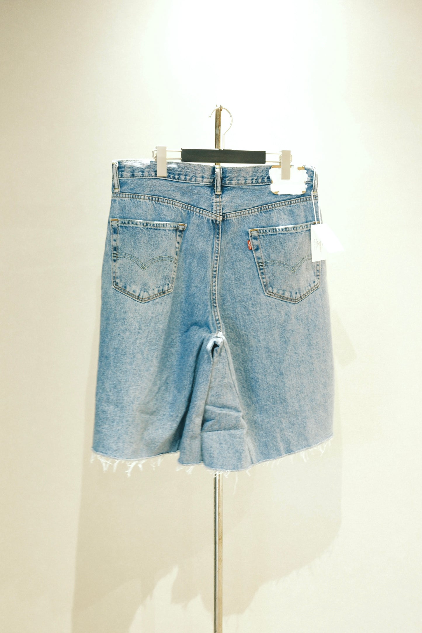 OLDPARK : GUSSET BAGGY SHORTS (BLUE、XLサイズ-2)
