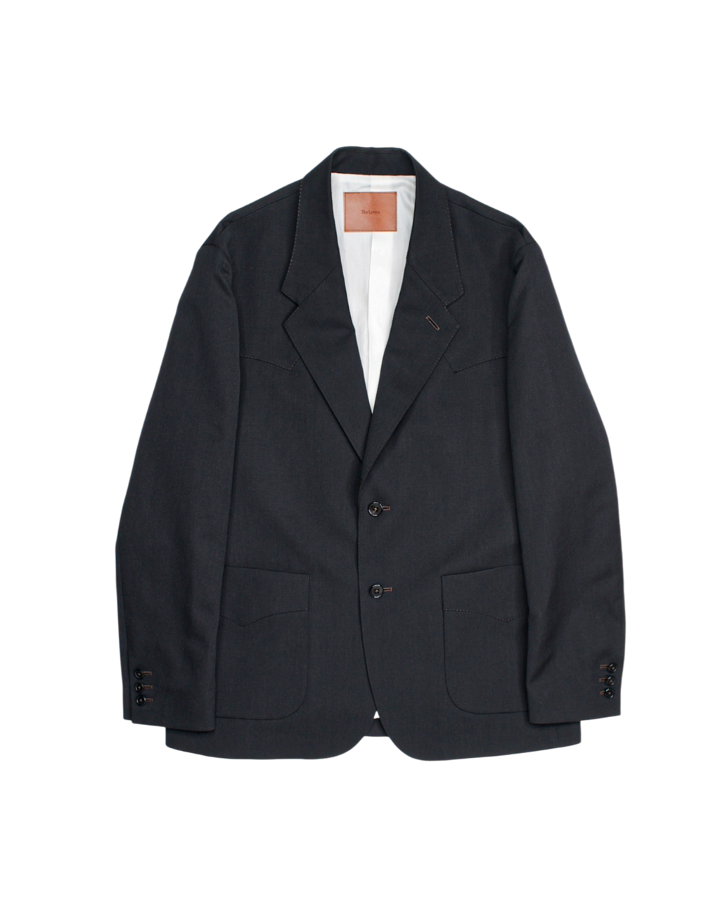 The Letters : COW BOY SACK JACKET -LACINE WOOL LINEN-